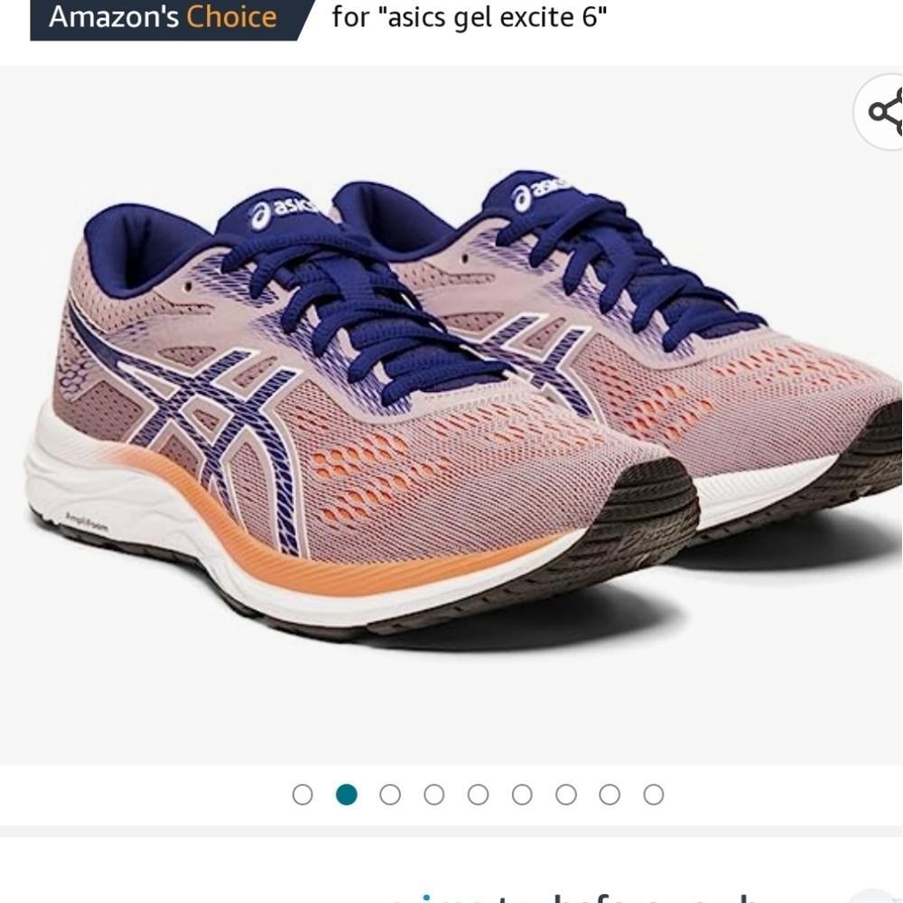 ASICS Women's Gel-Excite 6 Running Shoes Sneakers 6.5 Violet Blush Blue Purple - Picture 10 of 10
